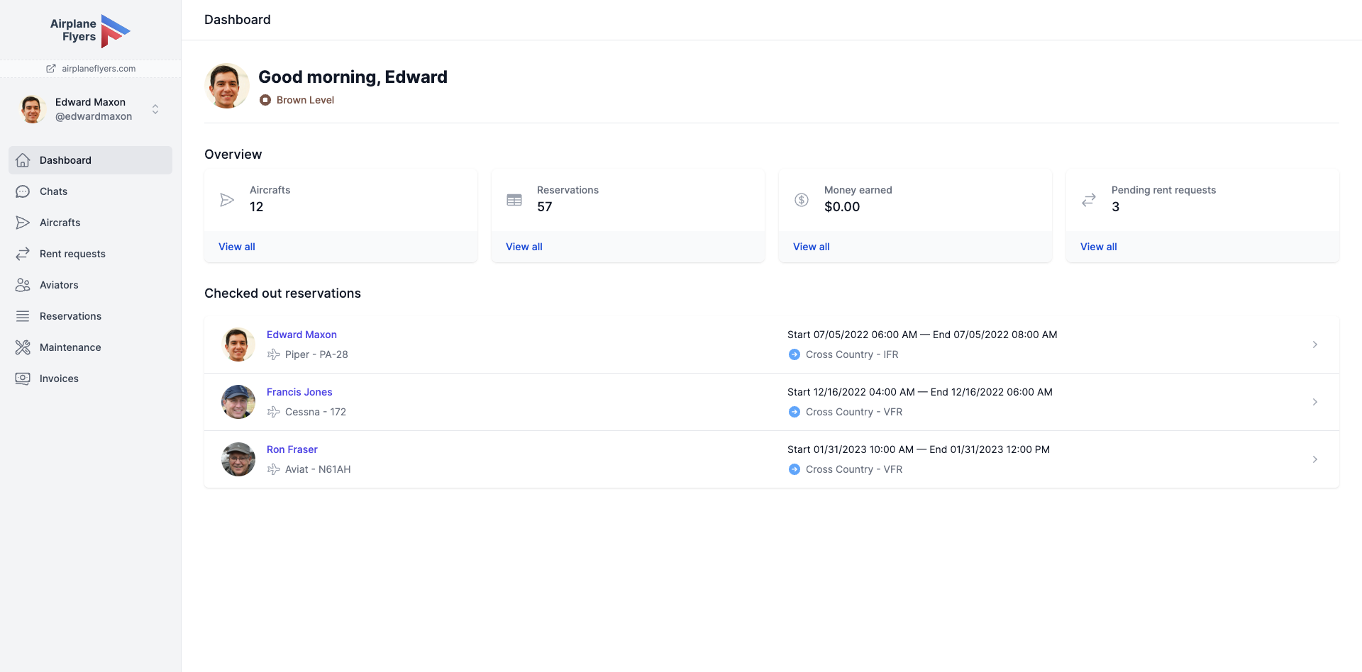Flight Admin screenshot
